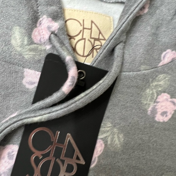 NWT CHASER COZY KNIT LONG SLEEVE CROPPED HOODIE - Picture 6 of 6